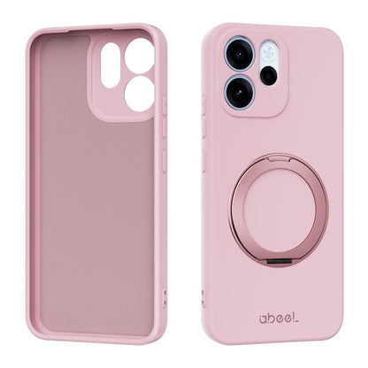 ABEEL Skin-friendly Feel Magnetic Liquid Silicone Phone Case with Holder, For OPPO Find X9 Ultra 5G, For OPPO Reno15 F 5G Global, For OPPO Reno15 Pro Max 5G Global, For OPPO Reno15 Pro 5G Global, For OPPO Reno15 5G Global, For OPPO Find X9             ...
