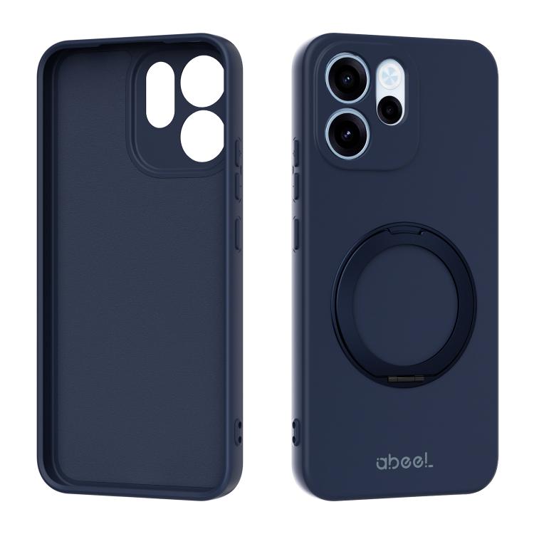 ABEEL Skin-friendly Feel Magnetic Liquid Silicone Phone Case with Holder, For OPPO Find X9 Ultra 5G, For OPPO Reno15 F 5G Global, For OPPO Reno15 Pro Max 5G Global, For OPPO Reno15 Pro 5G Global, For OPPO Reno15 5G Global, For OPPO Find X9             ...