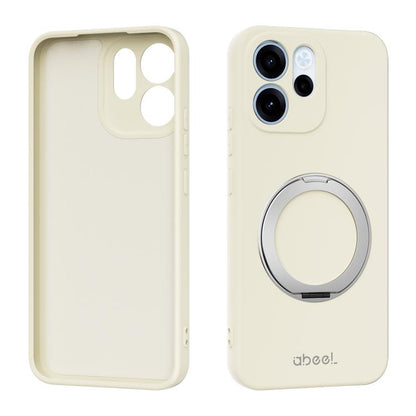 ABEEL Skin-friendly Feel Magnetic Liquid Silicone Phone Case with Holder, For OPPO Find X9 Ultra 5G, For OPPO Reno15 F 5G Global, For OPPO Reno15 Pro Max 5G Global, For OPPO Reno15 Pro 5G Global, For OPPO Reno15 5G Global, For OPPO Find X9             ...