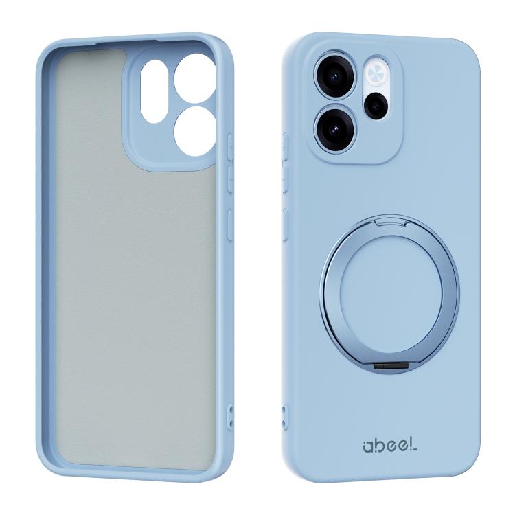 ABEEL Skin-friendly Feel Magnetic Liquid Silicone Phone Case with Holder, For OPPO Find X9 Ultra 5G, For OPPO Reno15 F 5G Global, For OPPO Reno15 Pro Max 5G Global, For OPPO Reno15 Pro 5G Global, For OPPO Reno15 5G Global, For OPPO Find X9             ...