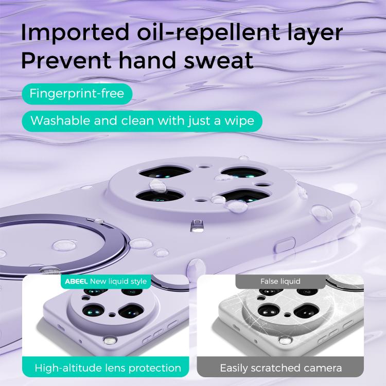 ABEEL Skin-friendly Feel Magnetic Liquid Silicone Phone Case with Holder, For OPPO Find X9 Ultra 5G, For OPPO Reno15 F 5G Global, For OPPO Reno15 Pro Max 5G Global, For OPPO Reno15 Pro 5G Global, For OPPO Reno15 5G Global, For OPPO Find X9             ...