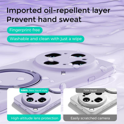 ABEEL Skin-friendly Feel Magnetic Liquid Silicone Phone Case with Holder, For OPPO Find X9 Ultra 5G, For OPPO Reno15 F 5G Global, For OPPO Reno15 Pro Max 5G Global, For OPPO Reno15 Pro 5G Global, For OPPO Reno15 5G Global, For OPPO Find X9             ...