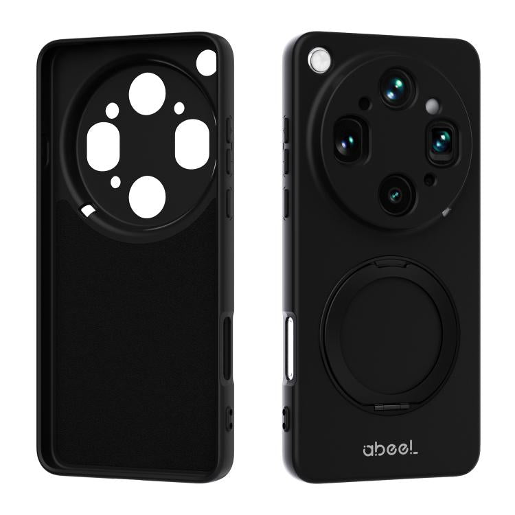ABEEL Skin-friendly Feel Magnetic Liquid Silicone Phone Case with Holder, For OPPO Find X9 Ultra 5G, For OPPO Reno15 F 5G Global, For OPPO Reno15 Pro Max 5G Global, For OPPO Reno15 Pro 5G Global, For OPPO Reno15 5G Global, For OPPO Find X9             ...