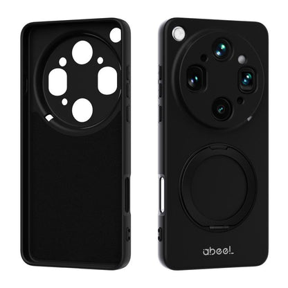 ABEEL Skin-friendly Feel Magnetic Liquid Silicone Phone Case with Holder, For OPPO Find X9 Ultra 5G, For OPPO Reno15 F 5G Global, For OPPO Reno15 Pro Max 5G Global, For OPPO Reno15 Pro 5G Global, For OPPO Reno15 5G Global, For OPPO Find X9             ...