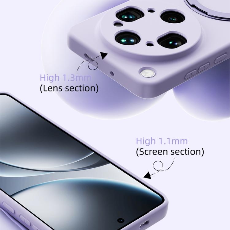 ABEEL Skin-friendly Feel Magnetic Liquid Silicone Phone Case with Holder, For OPPO Find X9 Ultra 5G, For OPPO Reno15 F 5G Global, For OPPO Reno15 Pro Max 5G Global, For OPPO Reno15 Pro 5G Global, For OPPO Reno15 5G Global, For OPPO Find X9             ...