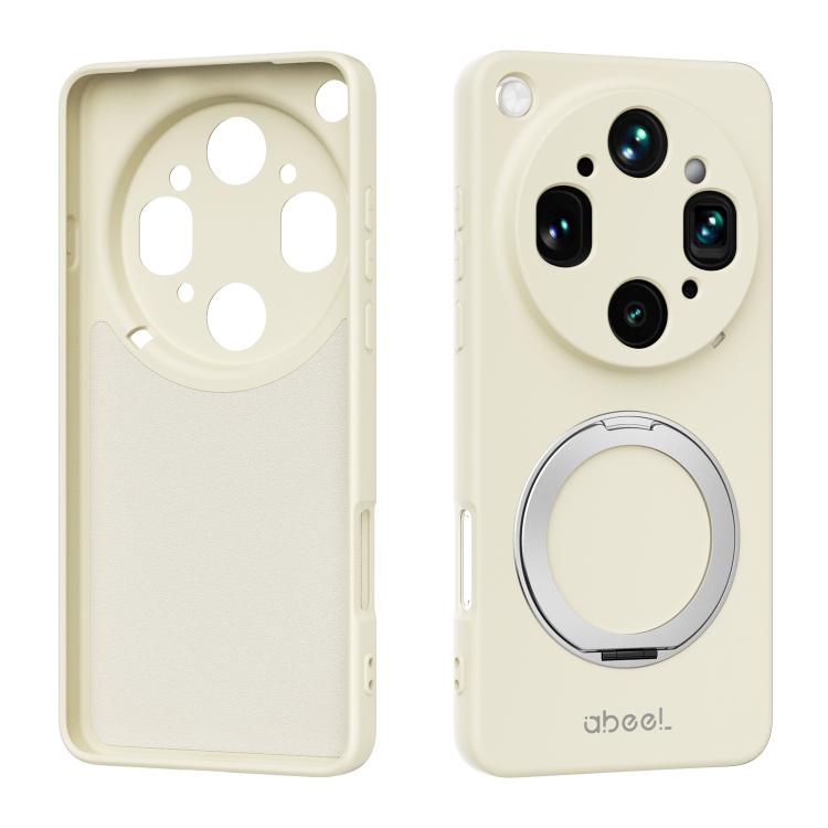 ABEEL Skin-friendly Feel Magnetic Liquid Silicone Phone Case with Holder, For OPPO Find X9 Ultra 5G, For OPPO Reno15 F 5G Global, For OPPO Reno15 Pro Max 5G Global, For OPPO Reno15 Pro 5G Global, For OPPO Reno15 5G Global, For OPPO Find X9             ...