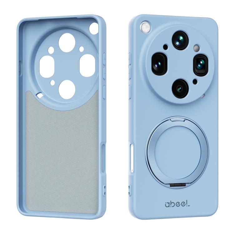 ABEEL Skin-friendly Feel Magnetic Liquid Silicone Phone Case with Holder, For OPPO Find X9 Ultra 5G, For OPPO Reno15 F 5G Global, For OPPO Reno15 Pro Max 5G Global, For OPPO Reno15 Pro 5G Global, For OPPO Reno15 5G Global, For OPPO Find X9             ...