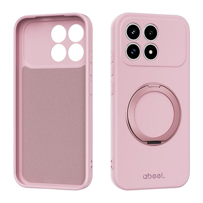 ABEEL Skin-friendly Feel Magnetic Liquid Silicone Phone Case with Holder, For Redmi K90/Poco F8 Pro 5G, For Redmi K90 Pro Max