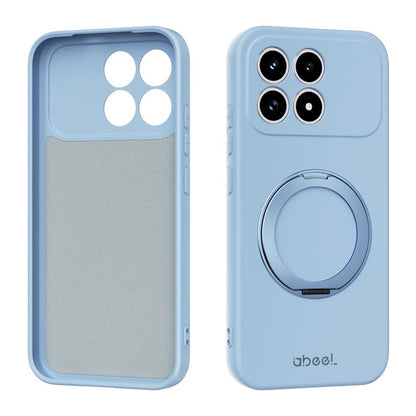 ABEEL Skin-friendly Feel Magnetic Liquid Silicone Phone Case with Holder, For Redmi K90/Poco F8 Pro 5G, For Redmi K90 Pro Max
