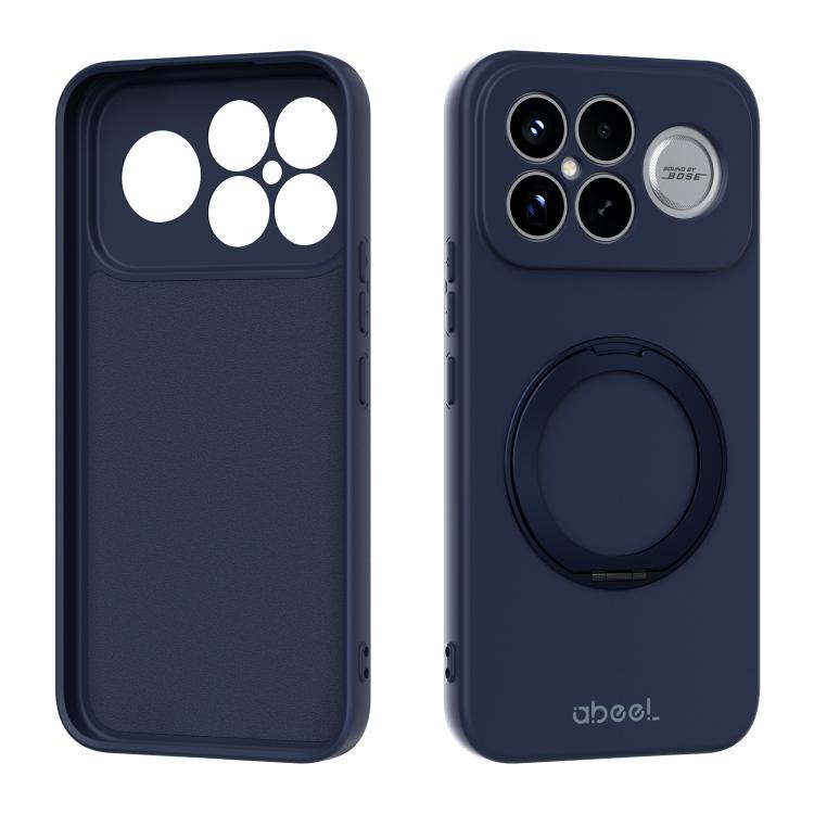 ABEEL Skin-friendly Feel Magnetic Liquid Silicone Phone Case with Holder, For Redmi K90/Poco F8 Pro 5G, For Redmi K90 Pro Max