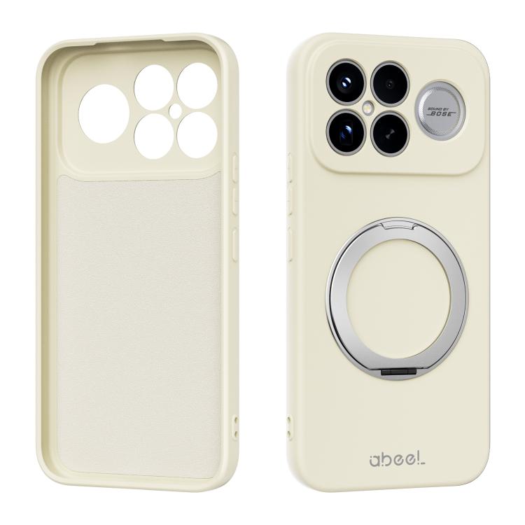 ABEEL Skin-friendly Feel Magnetic Liquid Silicone Phone Case with Holder, For Redmi K90/Poco F8 Pro 5G, For Redmi K90 Pro Max