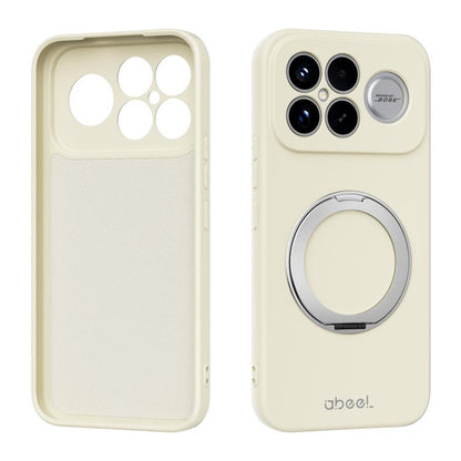 ABEEL Skin-friendly Feel Magnetic Liquid Silicone Phone Case with Holder, For Redmi K90/Poco F8 Pro 5G, For Redmi K90 Pro Max