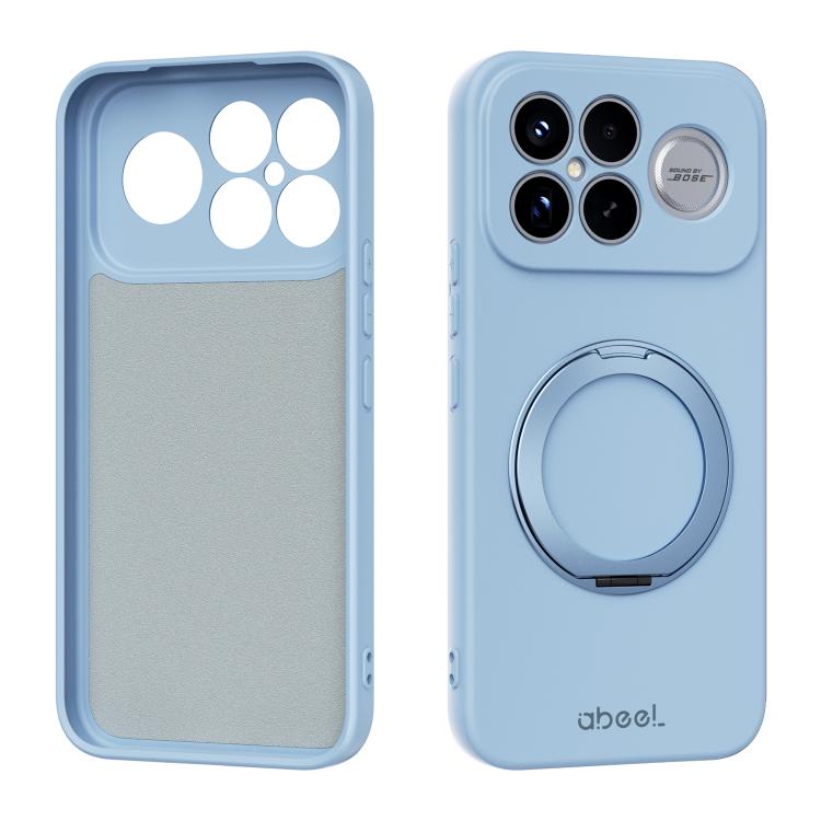 ABEEL Skin-friendly Feel Magnetic Liquid Silicone Phone Case with Holder, For Redmi K90/Poco F8 Pro 5G, For Redmi K90 Pro Max