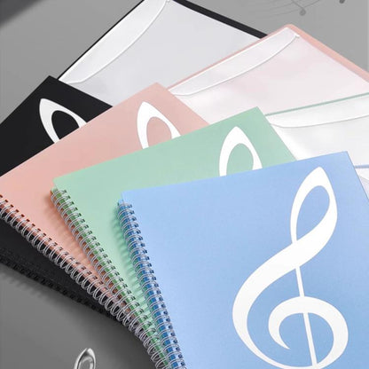 Expandable Non-reflective Piano Music Sheet Binder Folder, Black 40 Pages with Index Tabs & Pen, Blue 40 Pages with Index Tabs & Pen, Black 60 Pages with Index Tabs & Pen, Green 60 Pages with Index Tabs & Pen, Pink 60 Pages with Index Tabs & Pen       ...