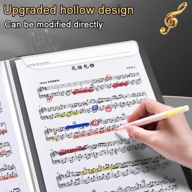 Expandable Non-reflective Piano Music Sheet Binder Folder, Black 40 Pages with Index Tabs & Pen, Blue 40 Pages with Index Tabs & Pen, Black 60 Pages with Index Tabs & Pen, Green 60 Pages with Index Tabs & Pen, Pink 60 Pages with Index Tabs & Pen       ...