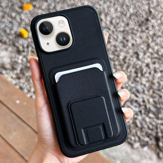 Square Folding Card Bag Holder Phone Case, For iPhone 14, For iPhone 14 Pro, For iPhone 14 Pro Max, For iPhone 13 Pro Max, For iPhone 13 Pro, For iPhone 13