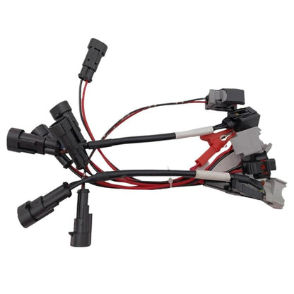 7pcs / Pack Common Rail Injector Tester Cable for Bosch Denso Delphi Siemens Nozzle Adapter Plug Cables