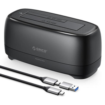 ORICO DD18C3 2.5 / 3.5 inch HDD / SSD SATA Single Bay Drive Docking Station, EU Plug, UK Plug, US Plug