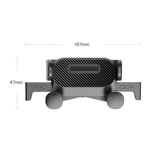 Support de téléphone de voiture rétractable à une touche, accessoire de corps principal pour rotule de 17 mm