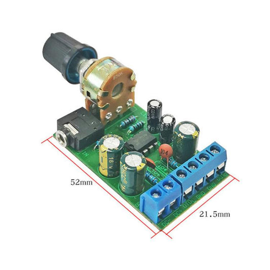 TDA2822M Mini DC2-12V 2.0 Dual-Channel Stereo Amplifier Module, 2.0 Dual-Channel