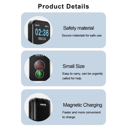 FA81 1.0-inch TFT Display 4G GPS Location Tracker Anti-loss Device for The Elderly Children, Asia / EU / Africa Version, American Version