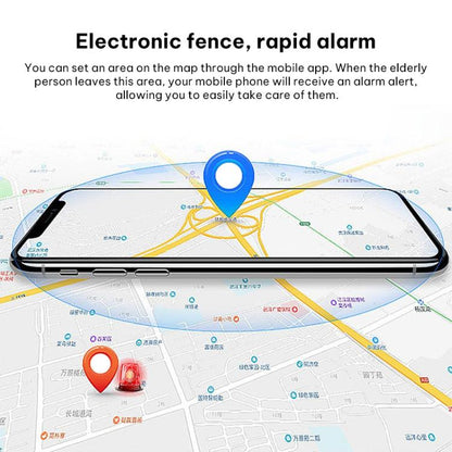 FA81 1.0-inch TFT Display 4G GPS Location Tracker Anti-loss Device for The Elderly Children, Asia / EU / Africa Version, American Version