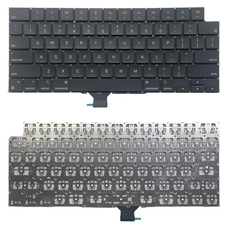 US Version Keyboard, For MacBook Pro 16.2 2024 M4 Pro A3186, For MacBook Pro 16.2 2024 M4 Pro A3403, For MacBook Pro 14.2 2024 M4 A3401, For MacBook Pro 14.2 2024 M4 A3185
