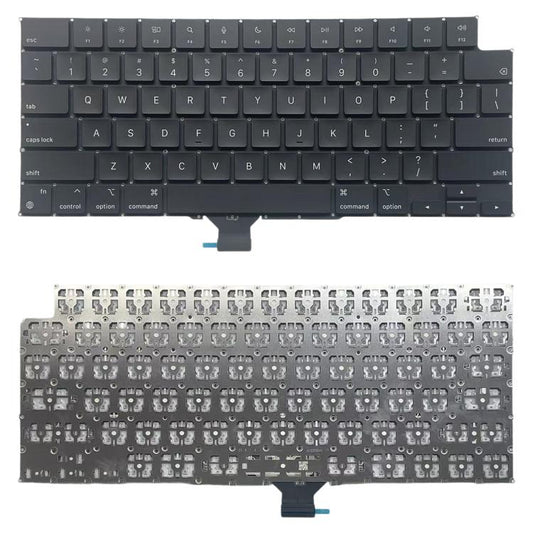 US Version Keyboard, For MacBook Pro 16.2 2024 M4 Pro A3186, For MacBook Pro 16.2 2024 M4 Pro A3403, For MacBook Pro 14.2 2024 M4 A3401, For MacBook Pro 14.2 2024 M4 A3185