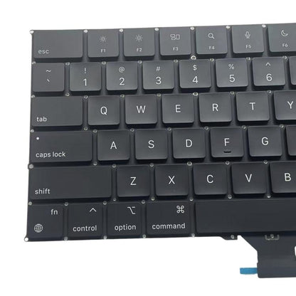 US Version Keyboard, For MacBook Pro 16.2 2024 M4 Pro A3186, For MacBook Pro 16.2 2024 M4 Pro A3403, For MacBook Pro 14.2 2024 M4 A3401, For MacBook Pro 14.2 2024 M4 A3185