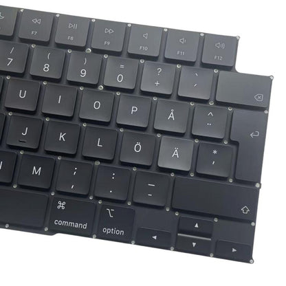 UK Big Enter Version Sweden Keyboard, For MacBook Pro 16.2 A3186, For MacBook Pro 16.2 A3403, For MacBook Pro 14.2 A3401, For MacBook Pro 14.2 A3185