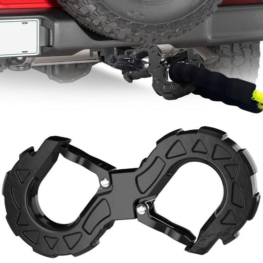 Enganche de remolque en forma de S de alta resistencia, multifuncional e integrado para automóvil
