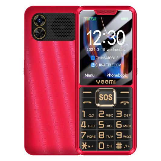 YEEMI K3+ 4G Keypad Phone, 2.4 inch, LED Flashlight, Big Keyboard Big Fonts, SOS, Network: 4G, Dual SIM