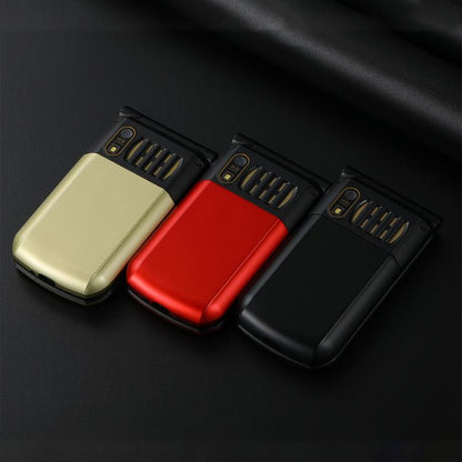 S7 4G Flip Keypad Phone, 2.4 inch + 1.44 inch, 4800mAh Battery, LED Flashlight, SOS, Network: 4G, Dual SIM