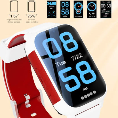 Montre intelligente pour enfants FA96 avec écran de 1,57 pouces, réseau 4G et suivi GPS