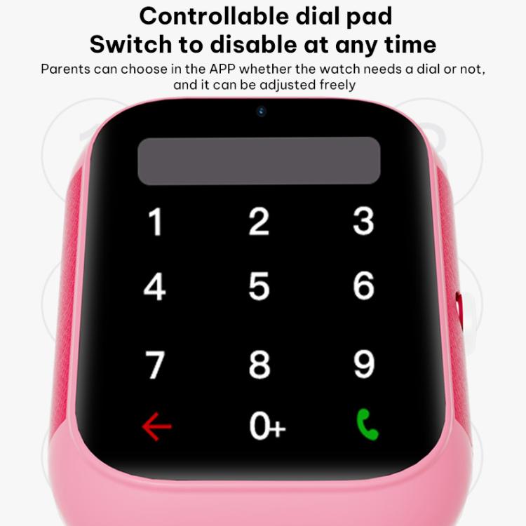 Montre intelligente pour enfants FA96 avec écran de 1,57 pouces, réseau 4G et suivi GPS