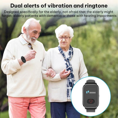 FA96S 1.0-inch Screen 4G Network GPS Tracking Elderly Care Smart Watch, Eurasia-Africa Version, American Version