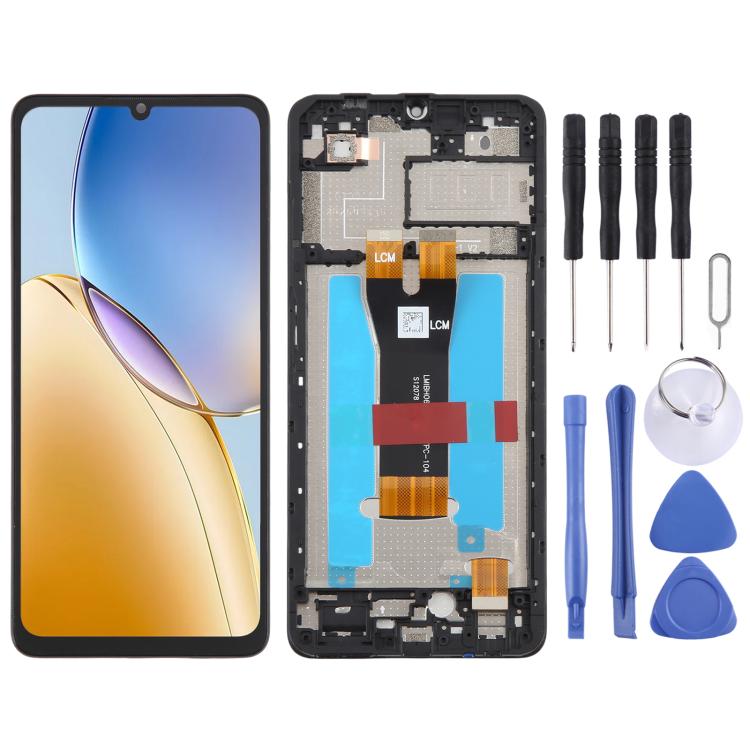 Écran LCD et numériseur complet avec cadre, Pour ZTE Blade A76 4G Z2474, Pour ZTE Blade A76 5G Z2469N, Pour ZTE Blade A36 Z2472, Pour ZTE Blade A56 Z2473, Pour ZTE Blade A75 5G Z2357N, Pour ZTE Blade A35 Z2453, Pour ZTE Blade A55 Z2450
