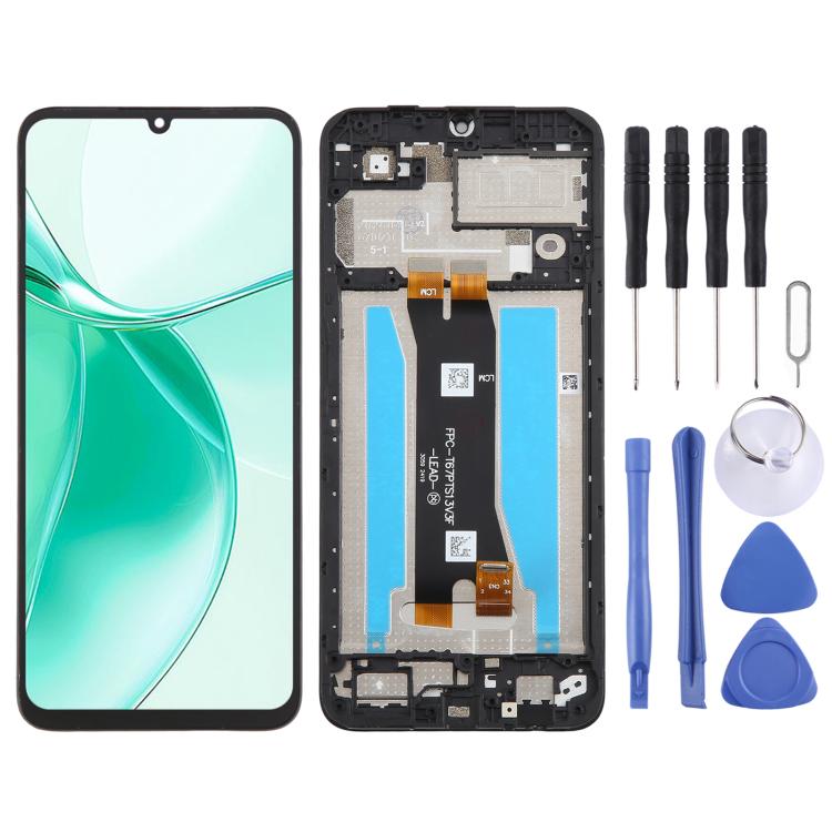 Écran LCD et numériseur complet avec cadre, Pour ZTE Blade A76 4G Z2474, Pour ZTE Blade A76 5G Z2469N, Pour ZTE Blade A36 Z2472, Pour ZTE Blade A56 Z2473, Pour ZTE Blade A75 5G Z2357N, Pour ZTE Blade A35 Z2453, Pour ZTE Blade A55 Z2450
