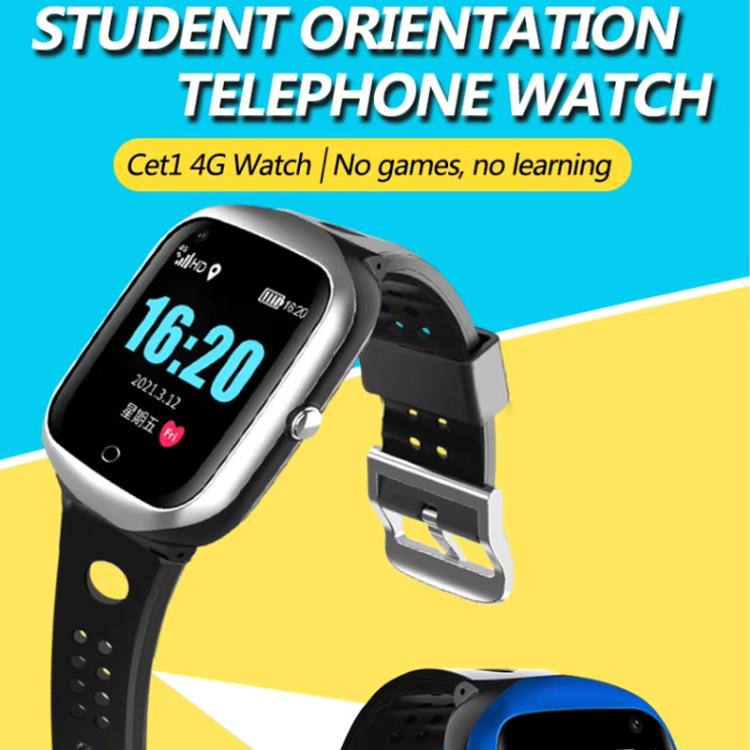 FA66 1.3-inch Screen 4G Network GPS Tracking Student Smart Watch, Eurasia-Africa Version