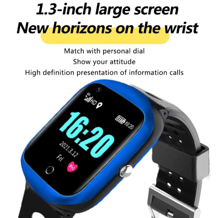 FA66 1.3-inch Screen 4G Network GPS Tracking Student Smart Watch, Eurasia-Africa Version