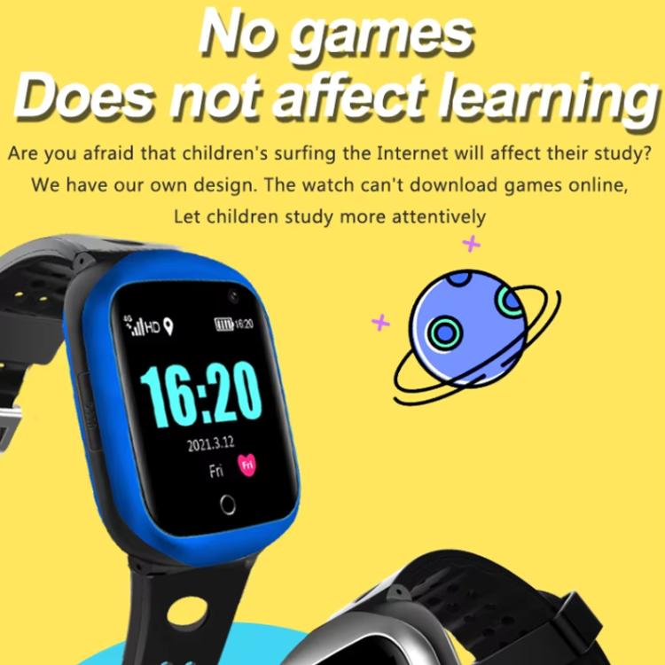 FA66 1.3-inch Screen 4G Network GPS Tracking Student Smart Watch, Eurasia-Africa Version