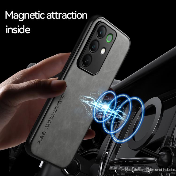 Skin Feel Magnetic Leather Back Phone Case, For Realme C85 4G / 5G / 15x 5G India, For Realme 16 Pro+ 5G, For Realme 16 Pro 5G, For Realme GT 8 Pro Global, For Realme C85 Pro 4G, For Realme C71 4G