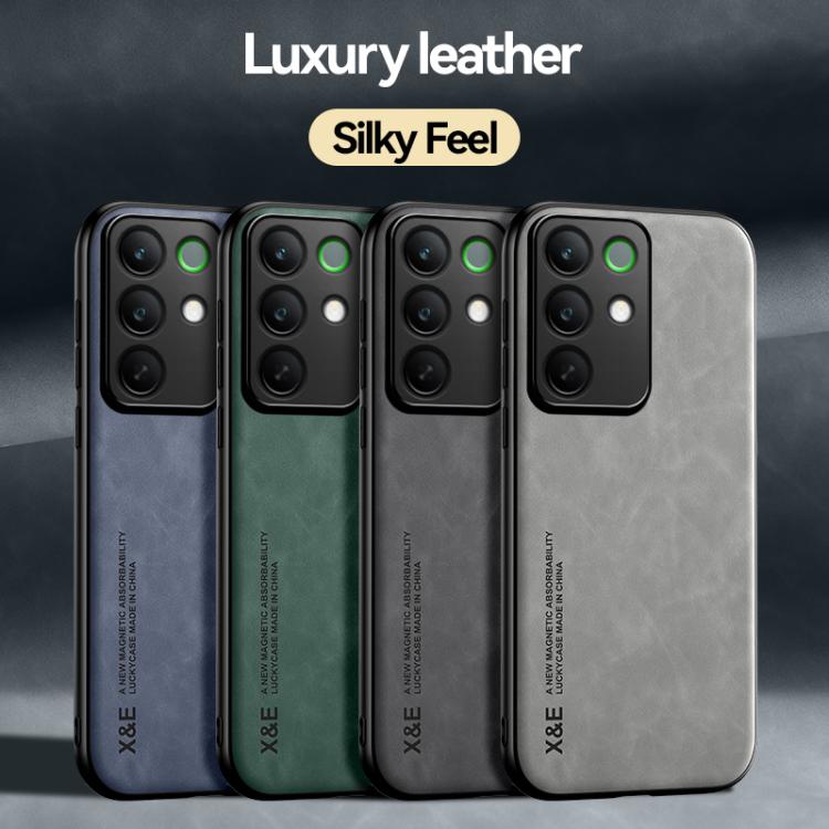 Skin Feel Magnetic Leather Back Phone Case, For Realme C85 4G / 5G / 15x 5G India, For Realme 16 Pro+ 5G, For Realme 16 Pro 5G, For Realme GT 8 Pro Global, For Realme C85 Pro 4G, For Realme C71 4G