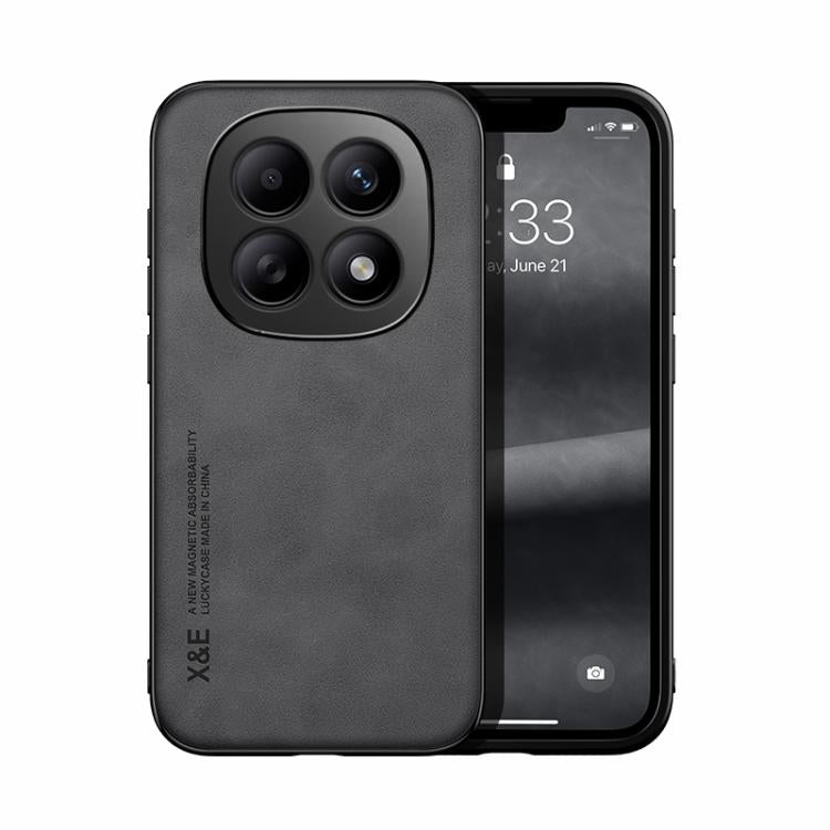 Skin Feel Magnetic Leather Back Phone Case, For Redmi Turbo 5 Max 5G / Poco X8 Pro Max 5G, For Redmi Turbo 5 5G / Poco X8 Pro 5G, For Redmi Note 15 Pro+ 5G 163.3mm / Poco M8 Pro 5G, For Redmi Note 15 4G / 5G Global 164mm / Poco M8 5G                   ...