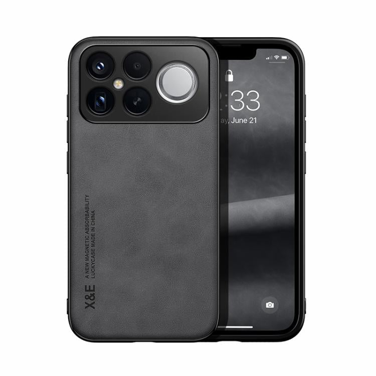 Skin Feel Magnetic Leather Back Phone Case, For Redmi Turbo 5 Max 5G / Poco X8 Pro Max 5G, For Redmi Turbo 5 5G / Poco X8 Pro 5G, For Redmi Note 15 Pro+ 5G 163.3mm / Poco M8 Pro 5G, For Redmi Note 15 4G / 5G Global 164mm / Poco M8 5G                   ...