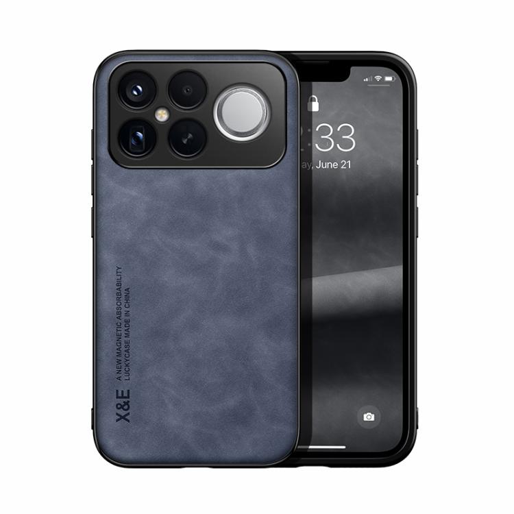 Skin Feel Magnetic Leather Back Phone Case, For Redmi Turbo 5 Max 5G / Poco X8 Pro Max 5G, For Redmi Turbo 5 5G / Poco X8 Pro 5G, For Redmi Note 15 Pro+ 5G 163.3mm / Poco M8 Pro 5G, For Redmi Note 15 4G / 5G Global 164mm / Poco M8 5G                   ...