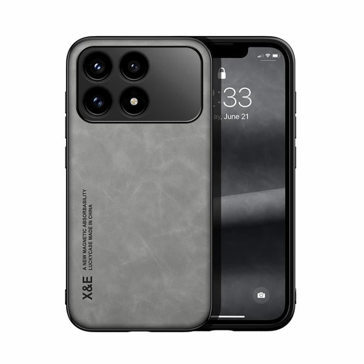 Skin Feel Magnetic Leather Back Phone Case, For Redmi Turbo 5 Max 5G / Poco X8 Pro Max 5G, For Redmi Turbo 5 5G / Poco X8 Pro 5G, For Redmi Note 15 Pro+ 5G 163.3mm / Poco M8 Pro 5G, For Redmi Note 15 4G / 5G Global 164mm / Poco M8 5G                   ...