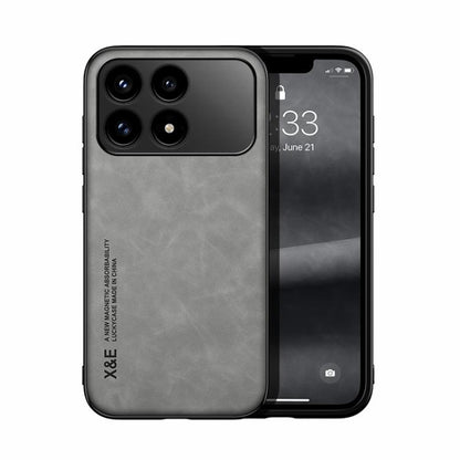 Skin Feel Magnetic Leather Back Phone Case, For Redmi Turbo 5 Max 5G / Poco X8 Pro Max 5G, For Redmi Turbo 5 5G / Poco X8 Pro 5G, For Redmi Note 15 Pro+ 5G 163.3mm / Poco M8 Pro 5G, For Redmi Note 15 4G / 5G Global 164mm / Poco M8 5G                   ...