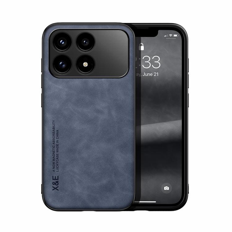Skin Feel Magnetic Leather Back Phone Case, For Redmi Turbo 5 Max 5G / Poco X8 Pro Max 5G, For Redmi Turbo 5 5G / Poco X8 Pro 5G, For Redmi Note 15 Pro+ 5G 163.3mm / Poco M8 Pro 5G, For Redmi Note 15 4G / 5G Global 164mm / Poco M8 5G                   ...