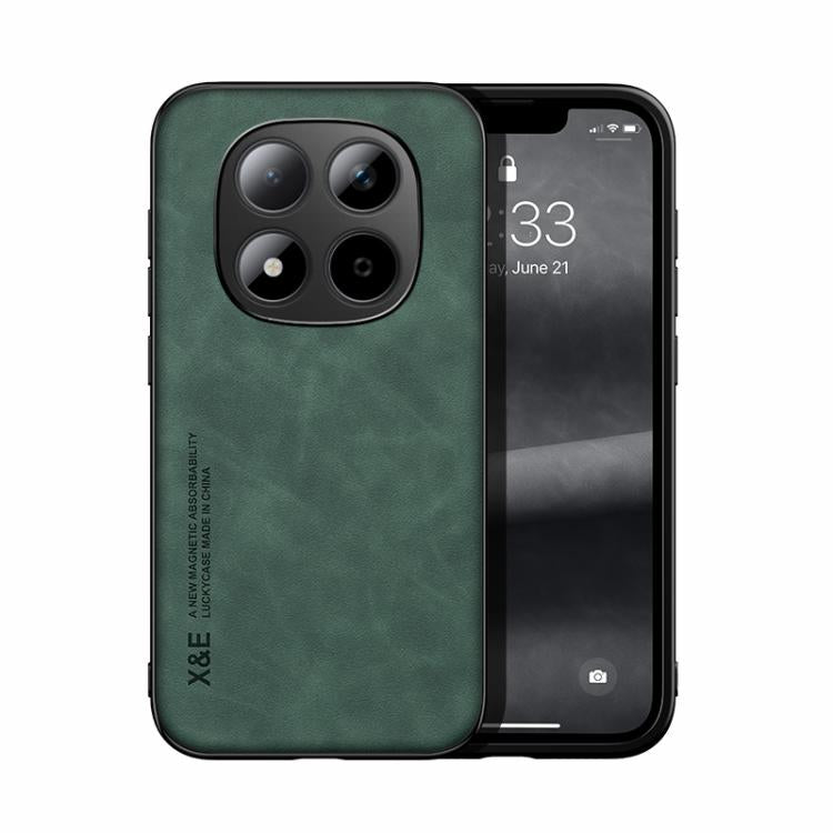 Skin Feel Magnetic Leather Back Phone Case, For Redmi Turbo 5 Max 5G / Poco X8 Pro Max 5G, For Redmi Turbo 5 5G / Poco X8 Pro 5G, For Redmi Note 15 Pro+ 5G 163.3mm / Poco M8 Pro 5G, For Redmi Note 15 4G / 5G Global 164mm / Poco M8 5G                   ...